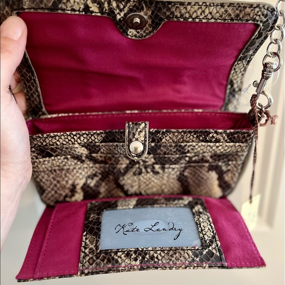 Kate Landry Python Crossbody - Picture 3 of 7